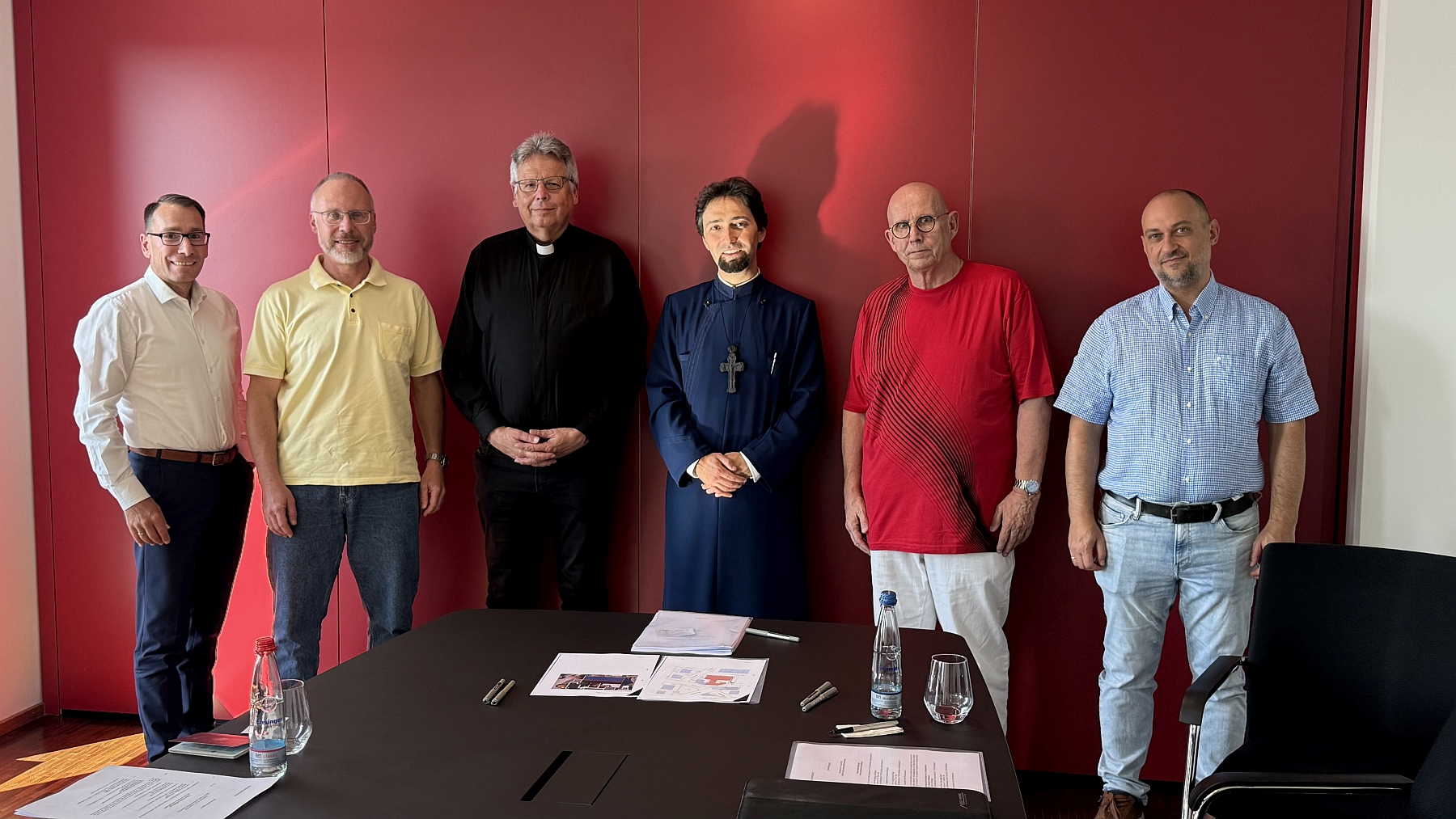Biserica parohiei Böblingen - semnarea contractului de cumpărare